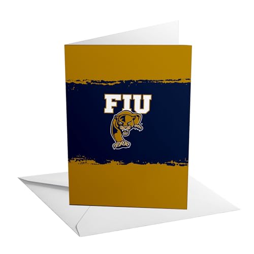 Desert Cactus Florida International University Grußkarte, 12,7 x 17,8 cm, Panthers FIU, Einzelkarton mit Umschlag, Party, Feier, offizielles Lizenzprodukt (12,7 x 17,8 cm Karte B – Geburtstag) von Desert Cactus
