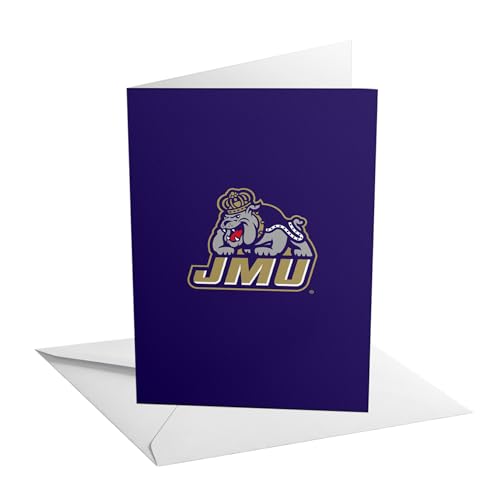 Desert Cactus James Madison University Grußkarte Dukes JMU, 12,7 x 17,8 cm, Einzelkarton mit Umschlag, Party, Feier, offizielles Lizenzprodukt (12,7 x 17,8 cm Karte A – Dankeschön) von Desert Cactus