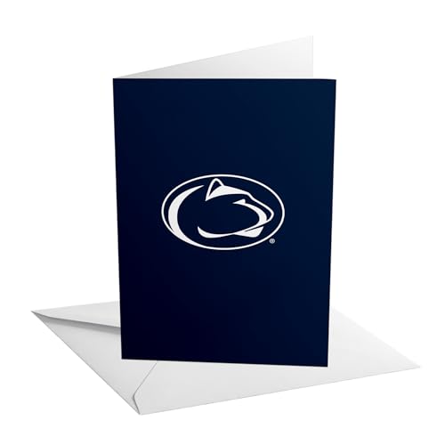 Desert Cactus Penn State Grußkarte, 12,7 x 17,8 cm, Pennsylvania State University PSU Nittany Lions, einzelner gefalteter Karton mit Umschlag, Party, Feier, offizielles Lizenzprodukt (12,7 x 17,8 cm von Desert Cactus