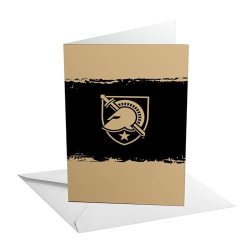 Desert Cactus Suma Grußkarte der Vereinigten Staaten Militärakademie, 12,7 x 17,8 cm, schwarze Ritter, Armee, Westpunkt, Kadetten, einzelner gefalteter Karton mit Umschlag, Party, Feier, offizielles von Desert Cactus