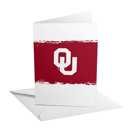 Desert Cactus The University of Oklahoma Grußkarte, 12,7 x 17,8 cm, Einzelkarton mit Umschlag, Party, Feier, offizielles Lizenzprodukt (12,7 x 17,8 cm, Karte B – blanko) von Desert Cactus