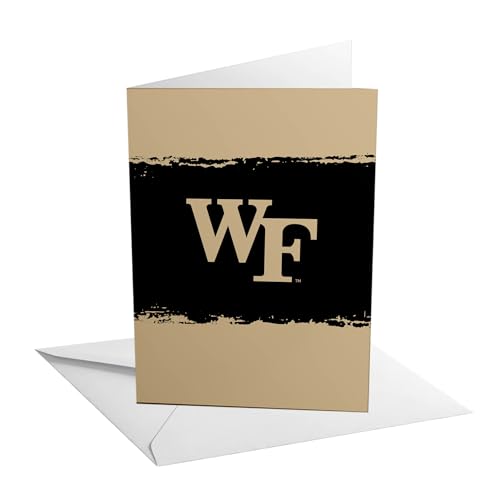 Desert Cactus Wake Forest University Grußkarte Dämonendeakone, 12,7 x 17,8 cm, Einzelkarton mit Umschlag, Party, Feier, offizielles Lizenzprodukt (12,7 x 17,8 cm Karte B – Dankeschön) von Desert Cactus