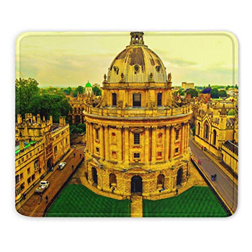 Großbritannien England Universität Oxford Mauspads Geschenk Souvenir 7,9 x 9,5 in 3mm Gummipad von Desert Eagle