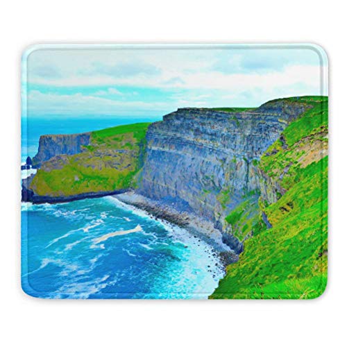 Irland Cliffs of Moher Mauspads Geschenk Souvenir 7,9 x 9,5 in 3mm Gummipad von Desert Eagle