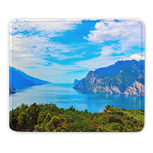 Italien Gardasee Tivoli Mauspads Geschenk Souvenir 7,9 x 9,5 in 3mm Gummipad von Desert Eagle