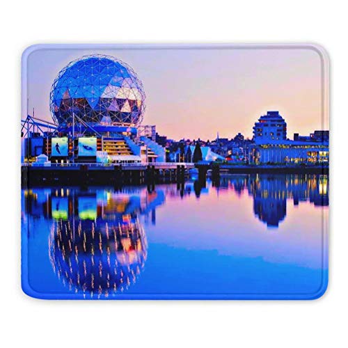 Kanada False Creek Vancouver Mauspads Geschenk Souvenir 7,9 x 9,5 in 3mm Gummipad von Desert Eagle