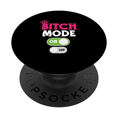 Bitch Mode On Boss Lady sarkastisch lustig PopSockets mit austauschbarem PopGrip von Desi Attitude