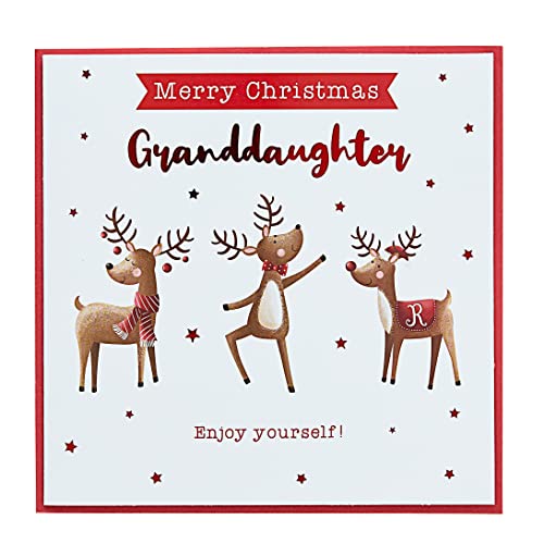 Weihnachtskarte "Granddaughter" von Design By Violet