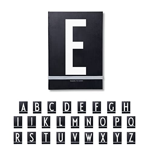 Design Letters Buchstaben Notizbuch A5 A-Z Schwarz | Nutzen Sie das unlinierte Notizbuch als Bullet Journal, 2024 Planer | Notizbuch A5 mit elastischem Verschlussband | 146 nummerierte Seiten Design Letters Buchstaben Notizbuch A5 A-Z Schwarz | Nutzen Sie das unlinierte Notizbuch als Bullet Journal, 2024 Planer | Notizbuch A5 mit elastischem Verschlussband | 146 nummerierte Seiten von Design Letters