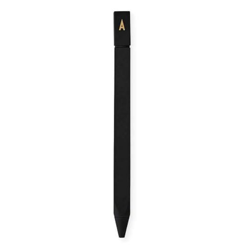 Design Letters SUIT UP - Persönlicher Stift (Schwarz), A-Z - A von Design Letters