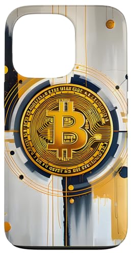 Bitcoin Artwork Modern Art Weiß und Gold Hülle für iPhone 13 Pro Bitcoin Artwork Modern Art Weiß und Gold Hülle für iPhone 13 Pro von Design by Bitcoin Canvas Art