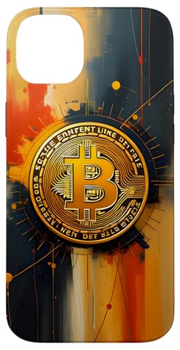 Goldener Bitcoin Colorful Modern Art Hülle für iPhone 14 Plus Goldener Bitcoin Colorful Modern Art Hülle für iPhone 14 Plus von Design by Bitcoin Canvas Art
