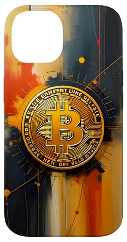 Goldener Bitcoin Colorful Modern Art Hülle für iPhone 14 Goldener Bitcoin Colorful Modern Art Hülle für iPhone 14 von Design by Bitcoin Canvas Art