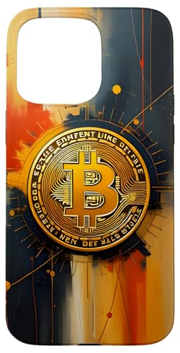 Goldener Bitcoin Colorful Modern Art Hülle für iPhone 15 Pro Max Goldener Bitcoin Colorful Modern Art Hülle für iPhone 15 Pro Max von Design by Bitcoin Canvas Art