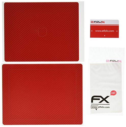 atFoliX FX-Carbon-Red Designfolie für Apple iPad 4/3/2 von Designfolien@FoliX