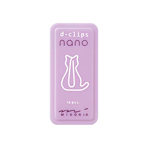 Midori 43377006 Tiefe Clips Nano Katze Muster von Designphil