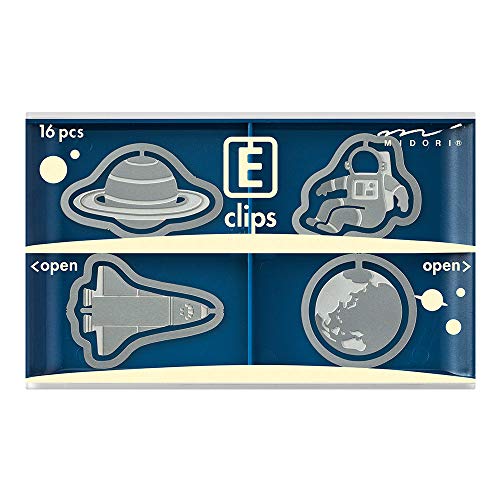 Midori Clips Clips geätzte Clips Weltall von Designphil