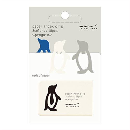 Midori Index Clips – Pinguin von Designphil