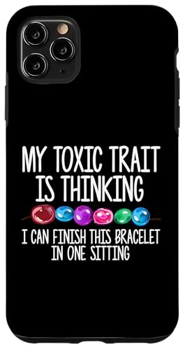 My Toxic Trait Is Thinking Beading Beader Jewelry Hülle für iPhone 11 Pro Max My Toxic Trait Is Thinking Beading Beader Jewelry Hülle für iPhone 11 Pro Max von Designs Handgemachter Schmuck Perlen Kunst