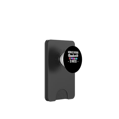 Normalize Bringing Beadwork To Parties Beading PopSockets PopWallet für MagSafe Normalize Bringing Beadwork To Parties Beading PopSockets PopWallet für MagSafe von Designs Handgemachter Schmuck Perlen Kunst