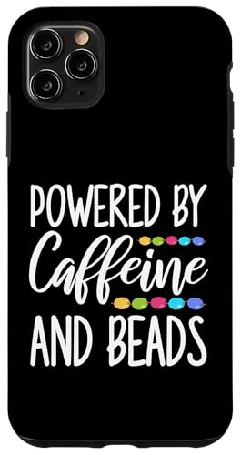 Powered By Caffeine And Beads Beading Beader Jewelry Hülle für iPhone 11 Pro Max Powered By Caffeine And Beads Beading Beader Jewelry Hülle für iPhone 11 Pro Max von Designs Handgemachter Schmuck Perlen Kunst