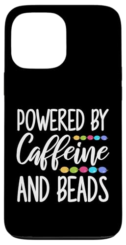 Powered By Caffeine And Beads Beading Beader Jewelry Hülle für iPhone 13 Pro Max Powered By Caffeine And Beads Beading Beader Jewelry Hülle für iPhone 13 Pro Max von Designs Handgemachter Schmuck Perlen Kunst
