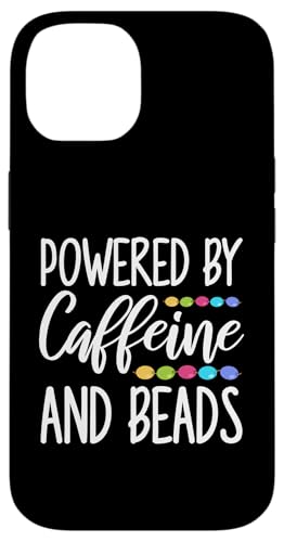 Powered By Caffeine And Beads Beading Beader Jewelry Hülle für iPhone 14 Powered By Caffeine And Beads Beading Beader Jewelry Hülle für iPhone 14 von Designs Handgemachter Schmuck Perlen Kunst
