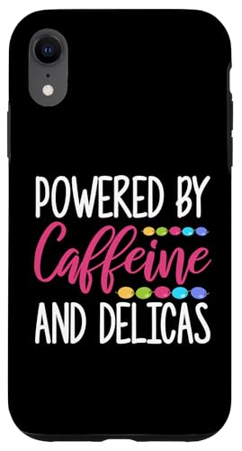 Powered By Caffeine And Delicas Beading Beader Jewelry Hülle für iPhone XR Powered By Caffeine And Delicas Beading Beader Jewelry Hülle für iPhone XR von Designs Handgemachter Schmuck Perlen Kunst