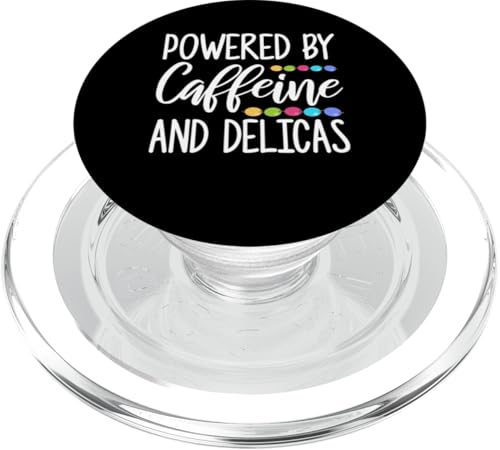 Powered By Caffeine And Delicas Beading Beader Jewelry PopSockets PopGrip für MagSafe Powered By Caffeine And Delicas Beading Beader Jewelry PopSockets PopGrip für MagSafe von Designs Handgemachter Schmuck Perlen Kunst