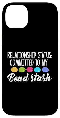 Relationship Status Beading Beader Jewelry Hülle für iPhone 14 Plus von Designs Handgemachter Schmuck Perlen Kunst