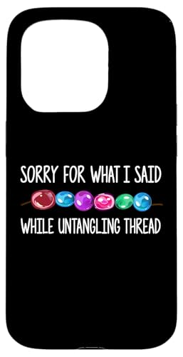 Sorry For What I Said While Untangling Thread Beading Hülle für iPhone 15 Pro Sorry For What I Said While Untangling Thread Beading Hülle für iPhone 15 Pro von Designs Handgemachter Schmuck Perlen Kunst