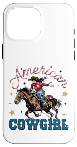 American Cowgirl 4. Juli Patriotischer Unabhängigkeitstag Hülle für iPhone 16 Pro Max American Cowgirl 4. Juli Patriotischer Unabhängigkeitstag Hülle für iPhone 16 Pro Max von Designs You Like