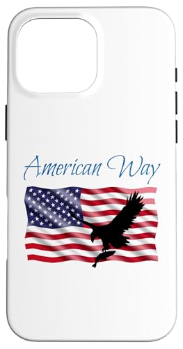 American Way Eagle Flying Patriotic Hülle für iPhone 16 Pro Max American Way Eagle Flying Patriotic Hülle für iPhone 16 Pro Max von Designs You Like