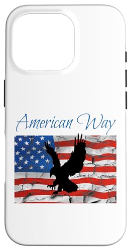 American Way Eagle Flying Patriotic Hülle für iPhone 16 Pro von Designs You Like