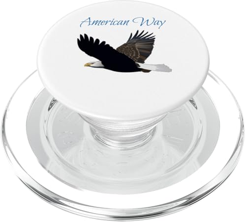 American Way Eagle Flying PopSockets PopGrip für MagSafe American Way Eagle Flying PopSockets PopGrip für MagSafe von Designs You Like