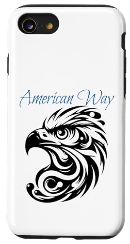 American Way Eagle Hülle für iPhone SE (2020) / 7 / 8 von Designs You Like
