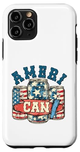 Amerikanische Bierdose 4. Juli Patriotischer Unabhängigkeitstag Hülle für iPhone 11 Pro von Designs You Like