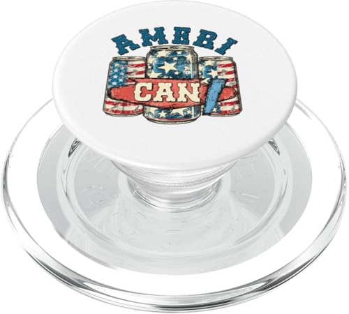 Amerikanische Bierdose 4. Juli Patriotischer Unabhängigkeitstag PopSockets PopGrip für MagSafe Amerikanische Bierdose 4. Juli Patriotischer Unabhängigkeitstag PopSockets PopGrip für MagSafe von Designs You Like