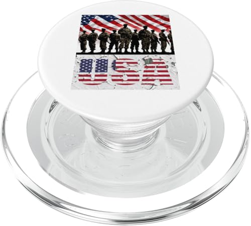 Amerikanische Flagge, Militär, USA, patriotisch PopSockets PopGrip für MagSafe Amerikanische Flagge, Militär, USA, patriotisch PopSockets PopGrip für MagSafe von Designs You Like