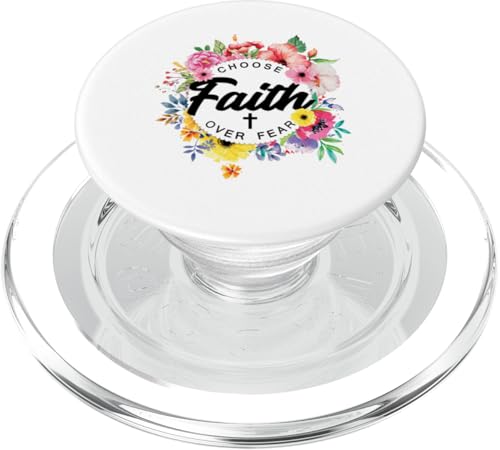 Choose Faith Over Fear Inspirierender christlicher Bibelvers PopSockets PopGrip für MagSafe Choose Faith Over Fear Inspirierender christlicher Bibelvers PopSockets PopGrip für MagSafe von Designs You Like