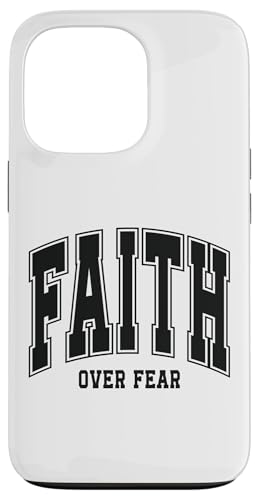 Faith Over Fear inspirierendes Zitat christlicher Bibelvers Hülle für iPhone 13 Pro Faith Over Fear inspirierendes Zitat christlicher Bibelvers Hülle für iPhone 13 Pro von Designs You Like