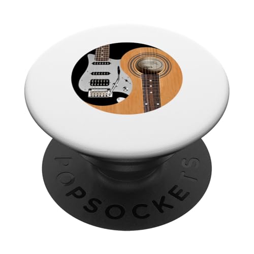 Gitarre Yin Yang Akustik- und E-Gitarren PopSockets Klebender PopGrip von Designs You Like