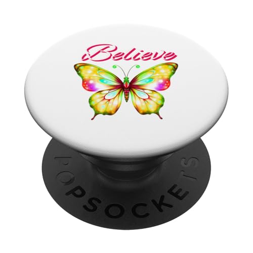 Glaub Butterfly PopSockets Klebender PopGrip von Designs You Like