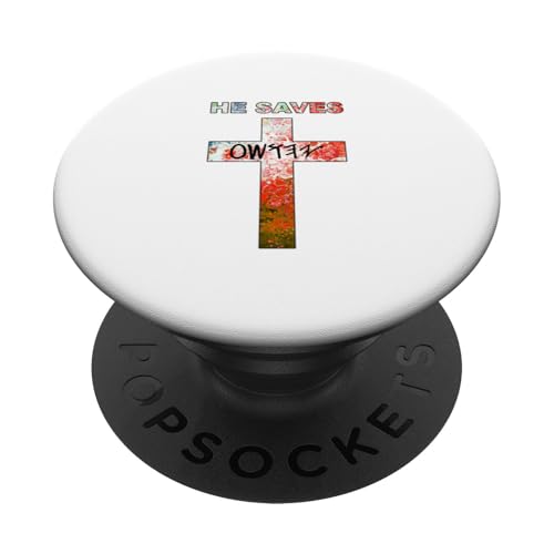 He Saves YaHua Paleo Hebräisch PopSockets Klebender PopGrip von Designs You Like