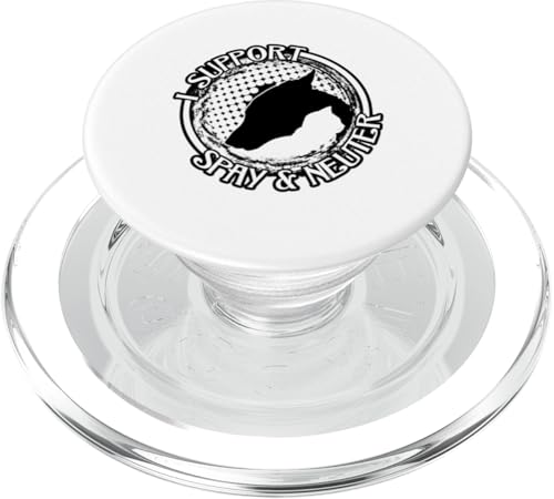 Ich unterstütze Spay und Neuter PopSockets PopGrip für MagSafe von Designs You Like