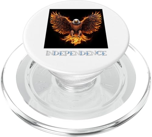 Independence Fire Eagle Flying Patriotic PopSockets PopGrip für MagSafe von Designs You Like