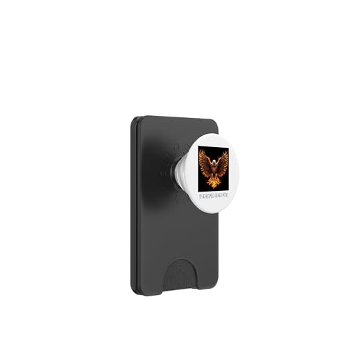 Independence Fire Eagle Flying Patriotic PopSockets PopWallet für MagSafe Independence Fire Eagle Flying Patriotic PopSockets PopWallet für MagSafe von Designs You Like