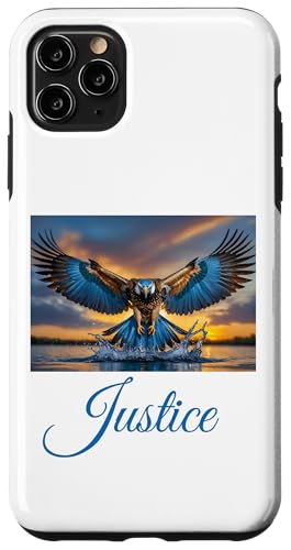 Justice Eagle Flying Patriotic Hülle für iPhone 11 Pro Max von Designs You Like