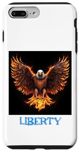 Liberty Fire Eagle Flying Patriotic Hülle für iPhone 7 Plus/8 Plus Liberty Fire Eagle Flying Patriotic Hülle für iPhone 7 Plus/8 Plus von Designs You Like