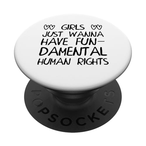 Mädchen wollen einfach nur Grundrechte haben PopSockets Klebender PopGrip von Designs You Like